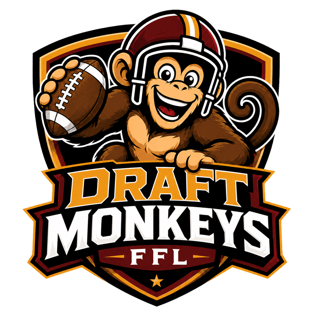 Draft Monkeys FFL mascot logo