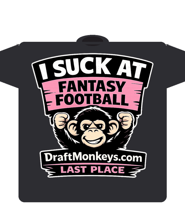 I Suck at Fantasy Football shame shirt design